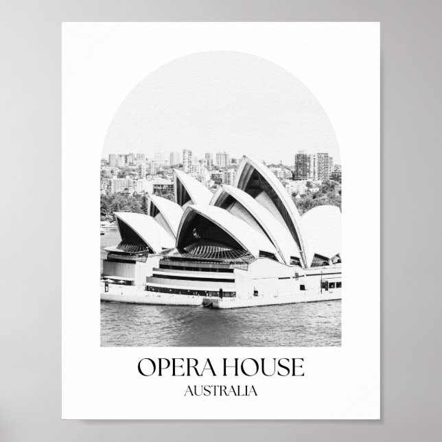 Affiche Opera House Australia Arch Photo Imprimer (Devant)