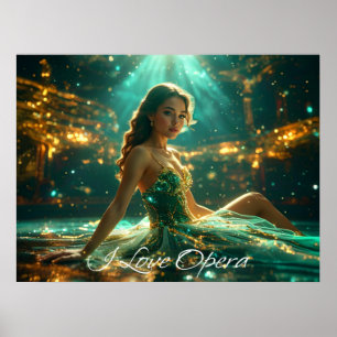 AFFICHE OPÉRA - J'AIME L'OPÉRA
