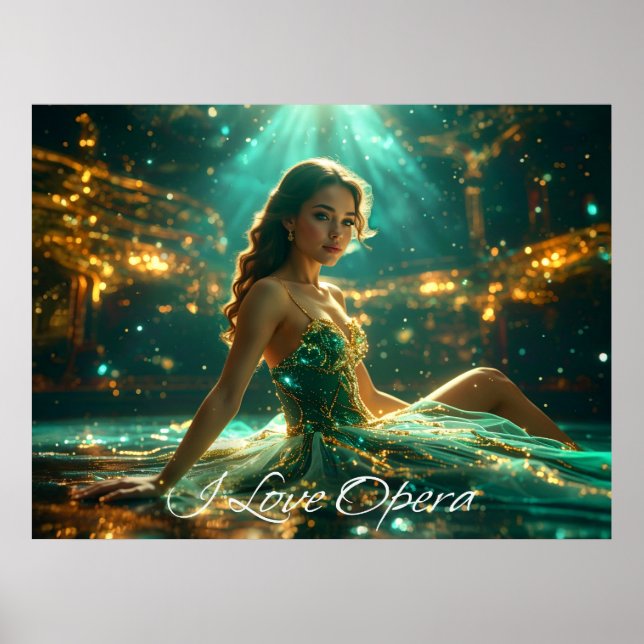 AFFICHE OPÉRA - J'AIME L'OPÉRA (Devant)