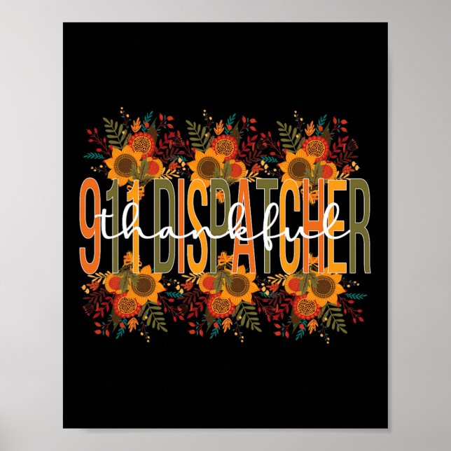 Affiche Opérateur 911 de Thanksgiving (Devant)