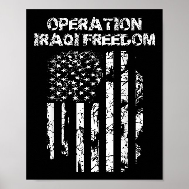 Affiche Opération Iraq Freedom Combat Veteran (Devant)
