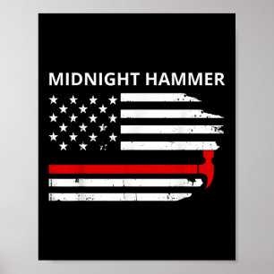 Affiche Opération Merica F du Jet furtif B-2 Midnight Hamm