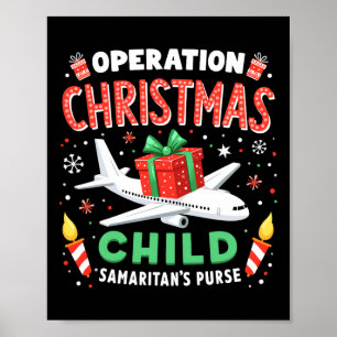 Affiche Opération Noël Enfant Funny Famille Correspondant 