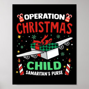 Affiche Opération Noël Enfant Funny Famille Correspondant