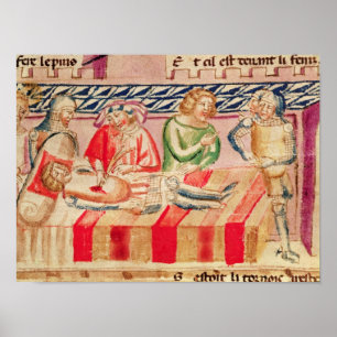 Affiche Opération sur un soldat blessé