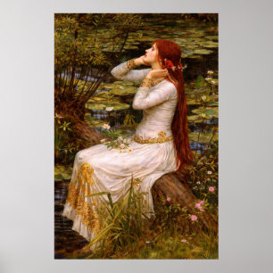 Affiche Ophelia par John William Waterhouse