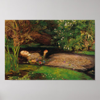 Affiche Ophelia - Sir John Everett Millais