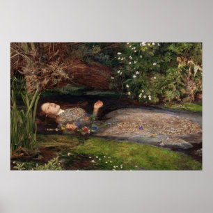 Affiche Ophélie par Sir John Everett Millais
