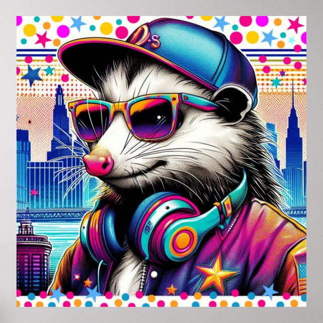 AFFICHE OPOSSUM-LIFE DANS LA VILLE 5 (Devant)