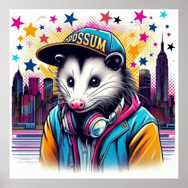 AFFICHE OPOSSUM-LIFE DANS LA VILLE 7 (Devant)