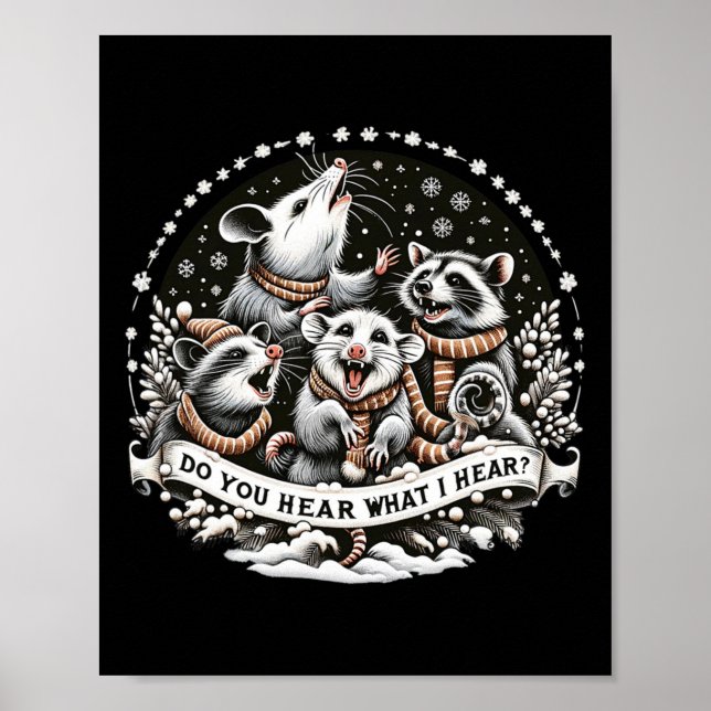 Affiche Opossum Noël Noël Noël Noël Noël Noël Noël Noël No (Devant)