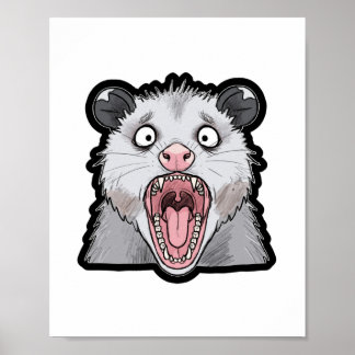 Affiche Opossum qui crie