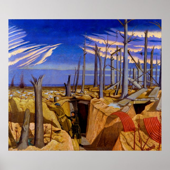 Affiche Oppy Wood by John Nash (1917) (Devant)