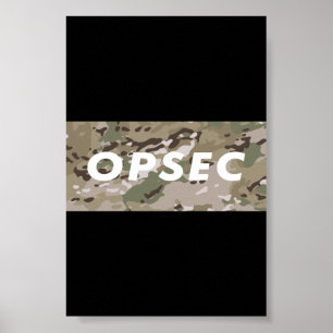 Affiche OPSEC - Sécurité des opérations