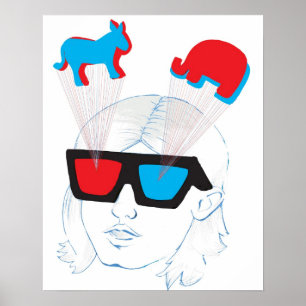 Affiche Optical Illusion