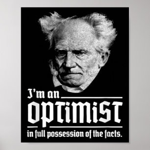 Affiche Optimiste Arthur Schopenhauer Pessimisme Pessimist