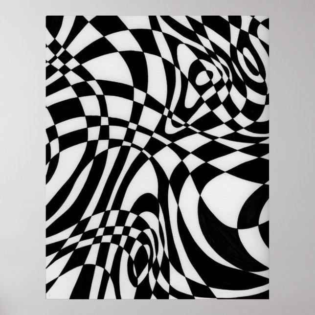 Affiche Optique #1 par Michael Moffa (Devant)