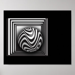 Affiche Optique via Formes