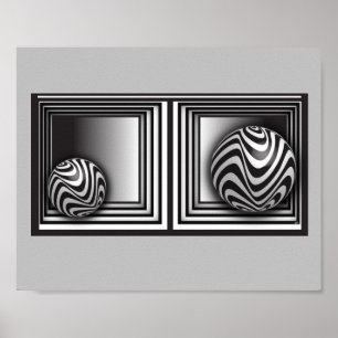 Affiche Optique via Formes