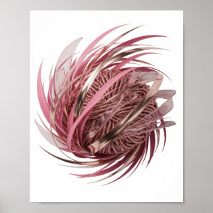 Affiche Or ART ABSTRAIT Un DESIGN UNIQUE AVEC UNE TOUCHE