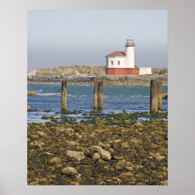 Affiche OR, côte de l'Oregon, Bandon, Coquille River 2 (Devant)