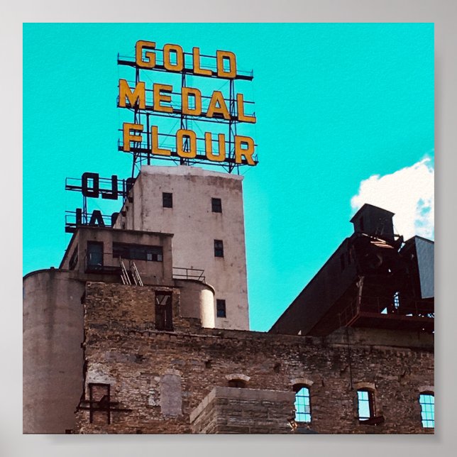 Affiche or farine (Devant)