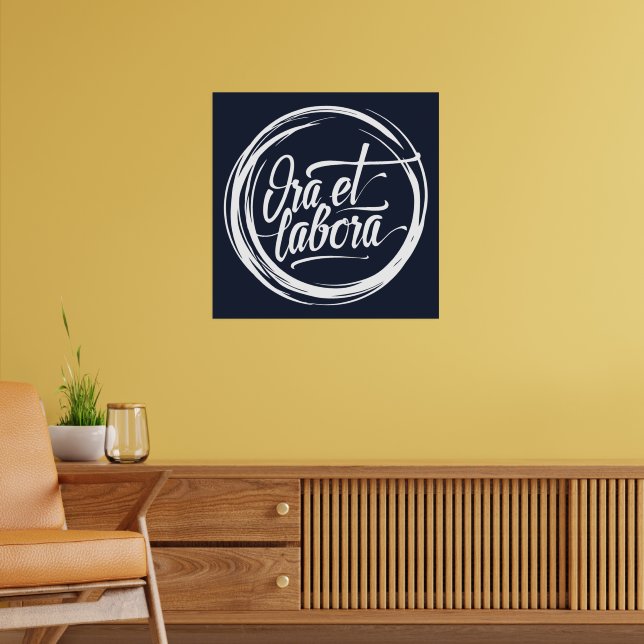 Affiche Ora et labora (Salon 2)