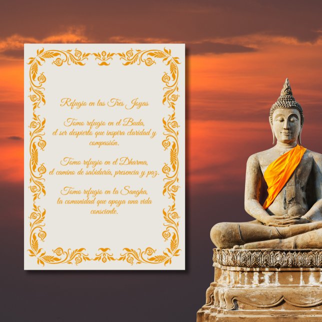 Affiche Oración Refugio Tres Joyas – Versión Adulta (Créateur téléchargé)