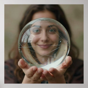 Affiche Oracle concentré souriant au métier à tisser du de