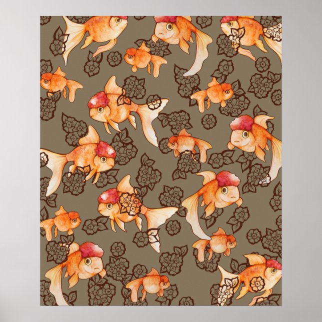 Affiche Oranda Goldfish (Devant)