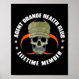Affiche Orange Agent Health Club Membre à vie Vietnam V