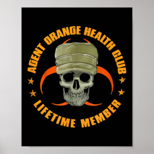 Affiche Orange Agent Health Club Membre à vie Vietnam V