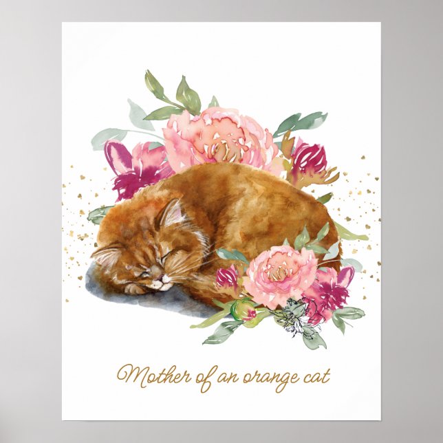 Affiche Orange Cat Mommy Belle (Devant)