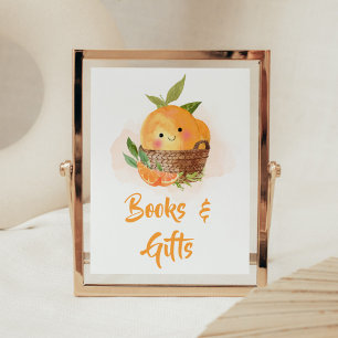 Affiche Orange Citrus Little Cutie Livres et Cadeaux