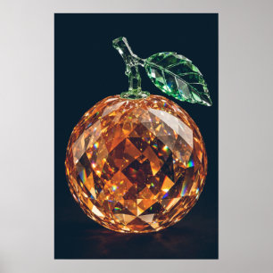 Affiche Orange Cristal — Récolte de Cristal
