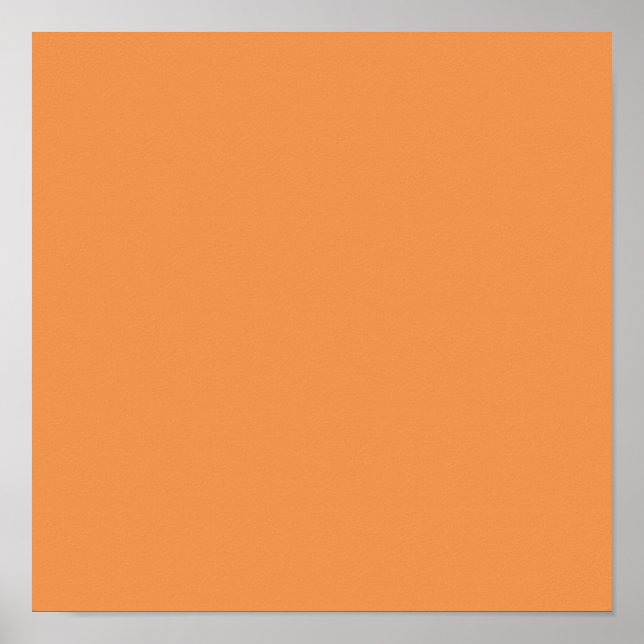 Affiche Orange délavé (couleur unie) (Devant)