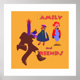 Affiche Orange Famille et Amis
