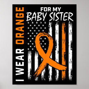 Affiche Orange Pour Ma Soeur Byby Sensibilisation À La Leu