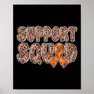 Affiche Orange Ribbon Empreinte de léopard Crps 1