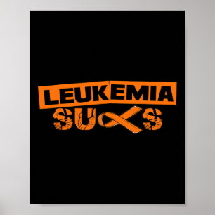 Affiche Orange Ribbon I Leukemia Papa Septembre