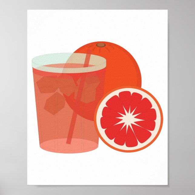 Affiche Orange sanguine (Devant)