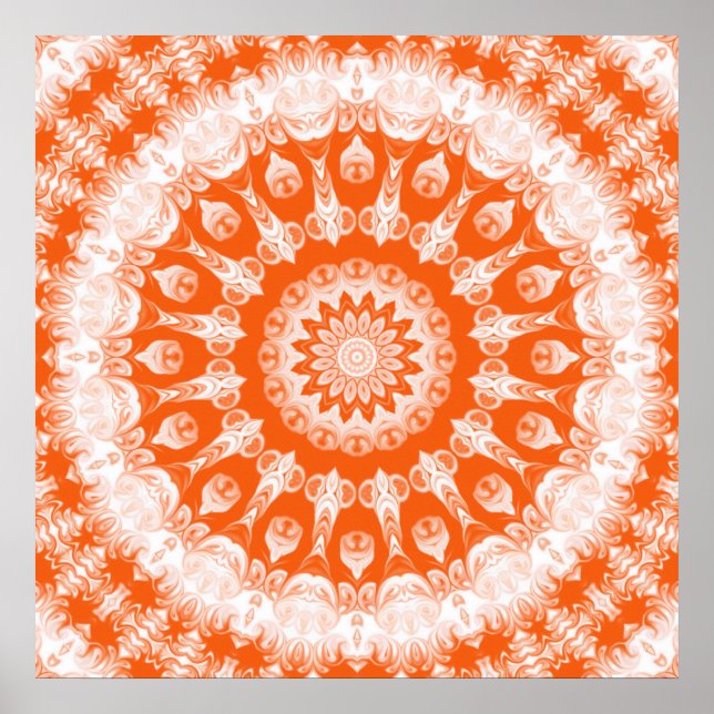Affiche Orange Sherbet Kaleidoscope (Devant)