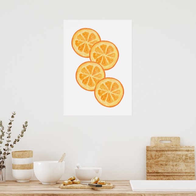 Affiche Oranges (Cuisine)