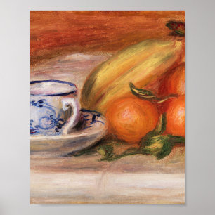 Affiche Oranges Bananes et thé par Auguste Renoir