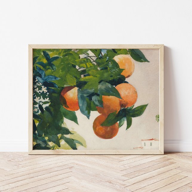 Affiche Oranges sur une branche | Winslow Homer (Créateur téléchargé)