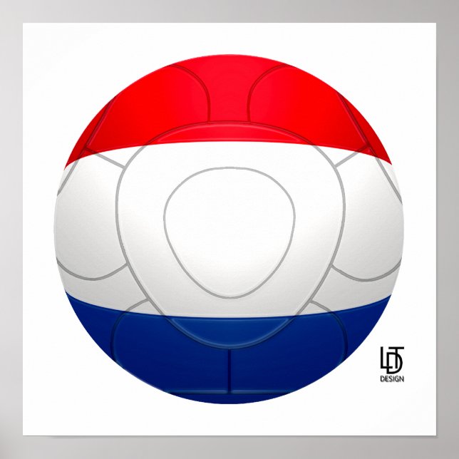 Affiche Oranje - Football Pays-Bas (Devant)