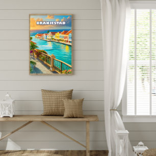 Affiche Oranjestad, Caribbean jewel
