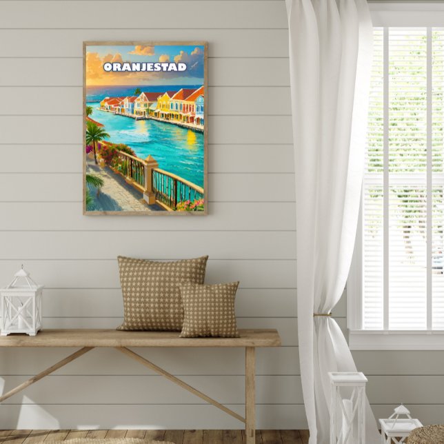 Affiche Oranjestad, Caribbean jewel (Créateur téléchargé)