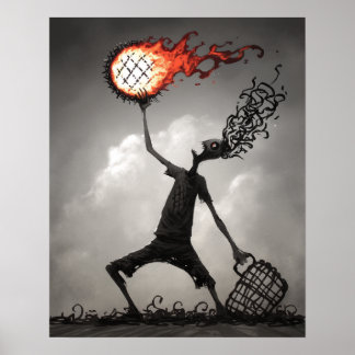 Affiche orbe brillante