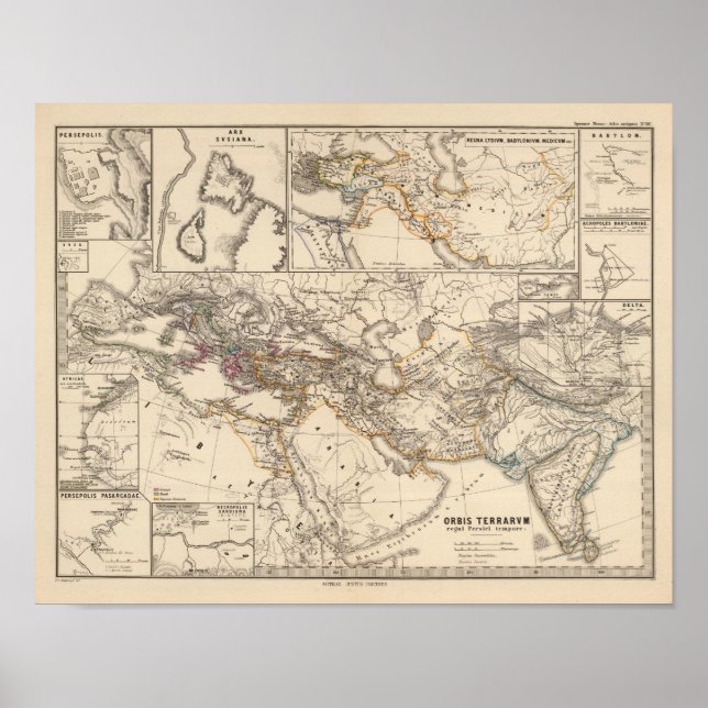 Affiche Orbis terrarum regni Persici tempore (Devant)